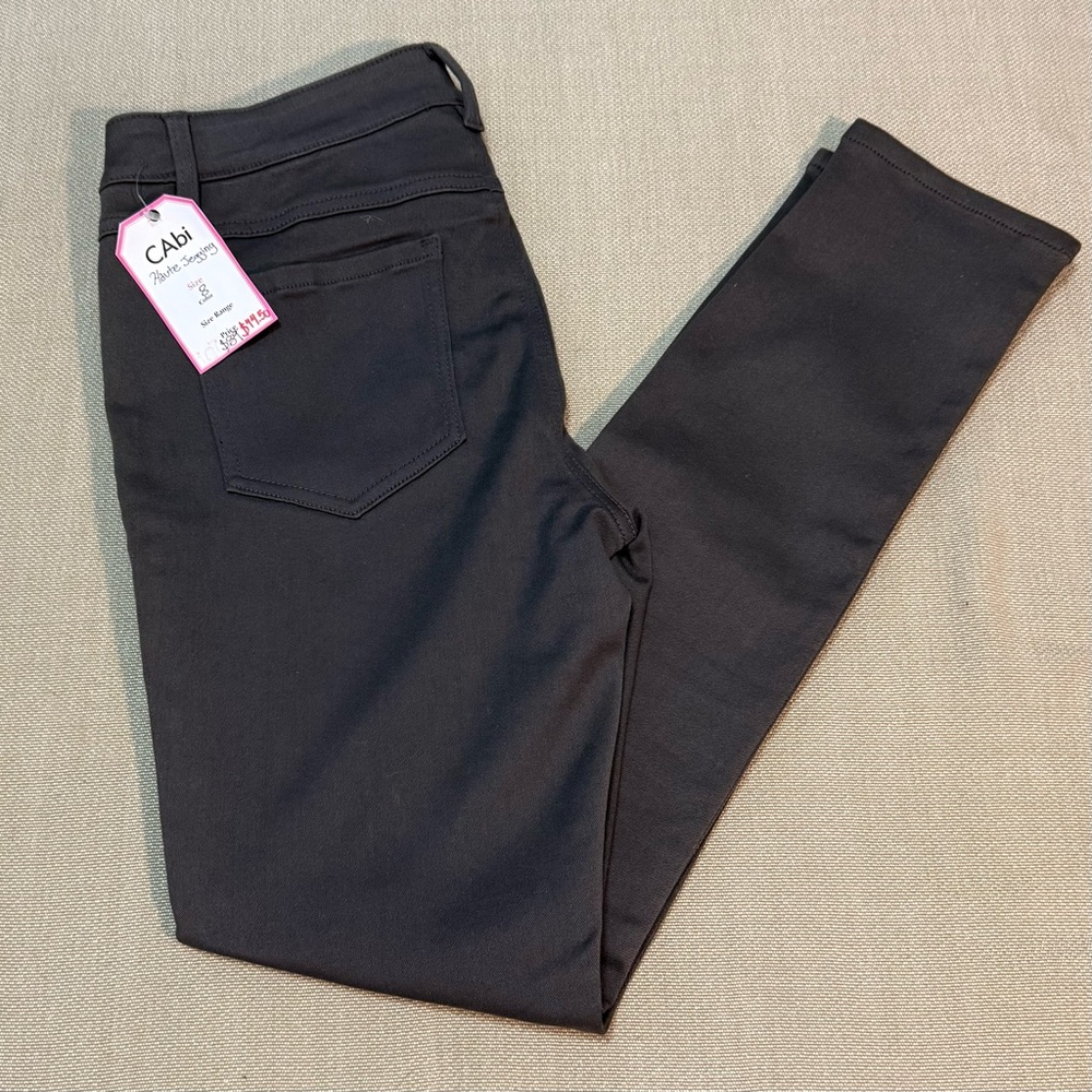 CAbi #510 Haute Gray Jeggings Size 8